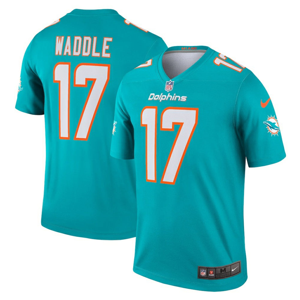 Jaylen Waddle Miami Dolphins Legend Player Performance Top - Aqua | Nike for sale