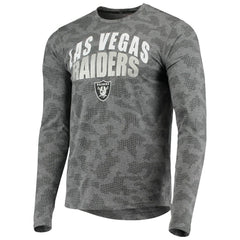 Las Vegas Raiders MSX by Michael Strahan Camo Performance Long Sleeve T-Shirt - Black outlet