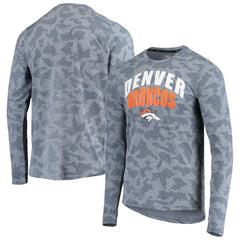 Denver Broncos MSX by Michael Strahan Camo Performance Long Sleeve T-Shirt - Navy outlet