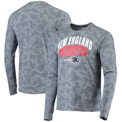 New England Patriots MSX by Michael Strahan Camo Performance Long Sleeve T-Shirt - Navy for sale