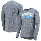 Tennessee Titans MSX by Michael Strahan Camo Long Sleeve T-Shirt - Navy cheap