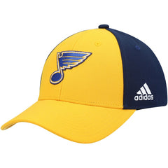 St. Louis Blues adidas Team Adjustable Hat Gold/Navy