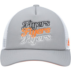 Philadelphia Flyers adidas Women's Foam Trucker Snapback Hat Gray/White