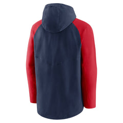Boston Red Sox Authentic Collection Performance Raglan Full-Zip Hoodie - Navy/Red | Nike