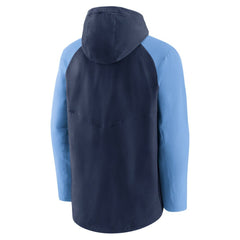 Tampa Bay Rays Authentic Collection Performance Raglan Full-Zip Hoodie - Navy/Light Blue | Nike