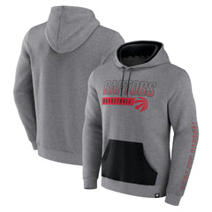 Toronto Raptors Off The Bench Color Block Pullover Hoodie - Heathered Gray | Fanatics on sale