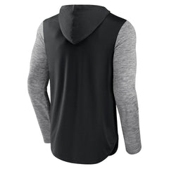 Brooklyn Nets Deep Rotation Performance Pullover Hoodie - Black/Heathered Charcoal | Fanatics sale