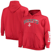 Houston Rockets Big & Tall Team Wordmark Pullover Hoodie sale - Red | Fanatics shop