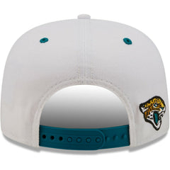 Jacksonville Jaguars New Era Sparky Original 9FIFTY Snapback Hat - White/Teal online