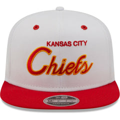 Kansas City Chiefs New Era Sparky Original 9FIFTY Snapback Hat - White/Red sale