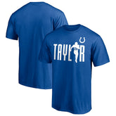 Jonathan Taylor Indianapolis Colts Checkdown T-Shirt - Royal cheap