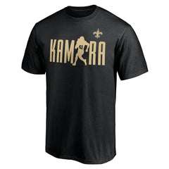Alvin Kamara New Orleans Saints Checkdown T-Shirt - Black online