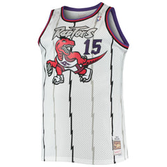Vince Carter Toronto Raptors 1998/99 Big & Tall Hardwood Classics Swingman Jersey - White | Mitchell & Ness on sale