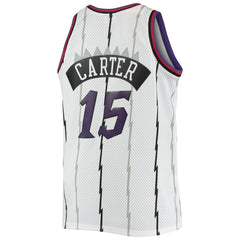 Vince Carter Toronto Raptors 1998/99 Big & Tall Hardwood Classics Swingman Jersey - White | Mitchell & Ness on sale