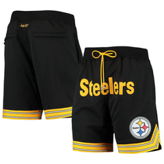 Pittsburgh Steelers Just Don Gold Rush Shorts - Black online