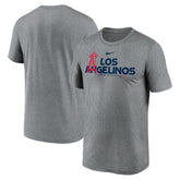 Los Angeles Angels Local Rep Legend Performance T-Shirt - Heathered Charcoal | Nike