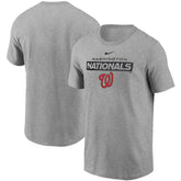 Washington Nationals Team T-Shirt - Heather Gray | Nike