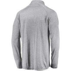 San Diego Padres Primary Logo Quarter-Zip Raglan Jacket - Gray
