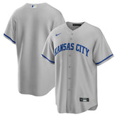 Kansas City Royals Road Replica Team Jersey - Gray | Nike