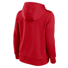 Washington Nationals Women's Alternate Logo Performance Pullover Hoodie - Red | Nike