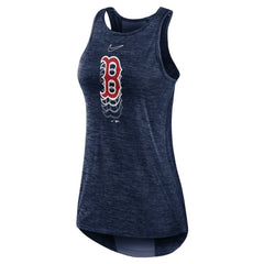 Boston Red Sox Women's Logo Fade High Neck Performance Tank Top - Navy | Nike
