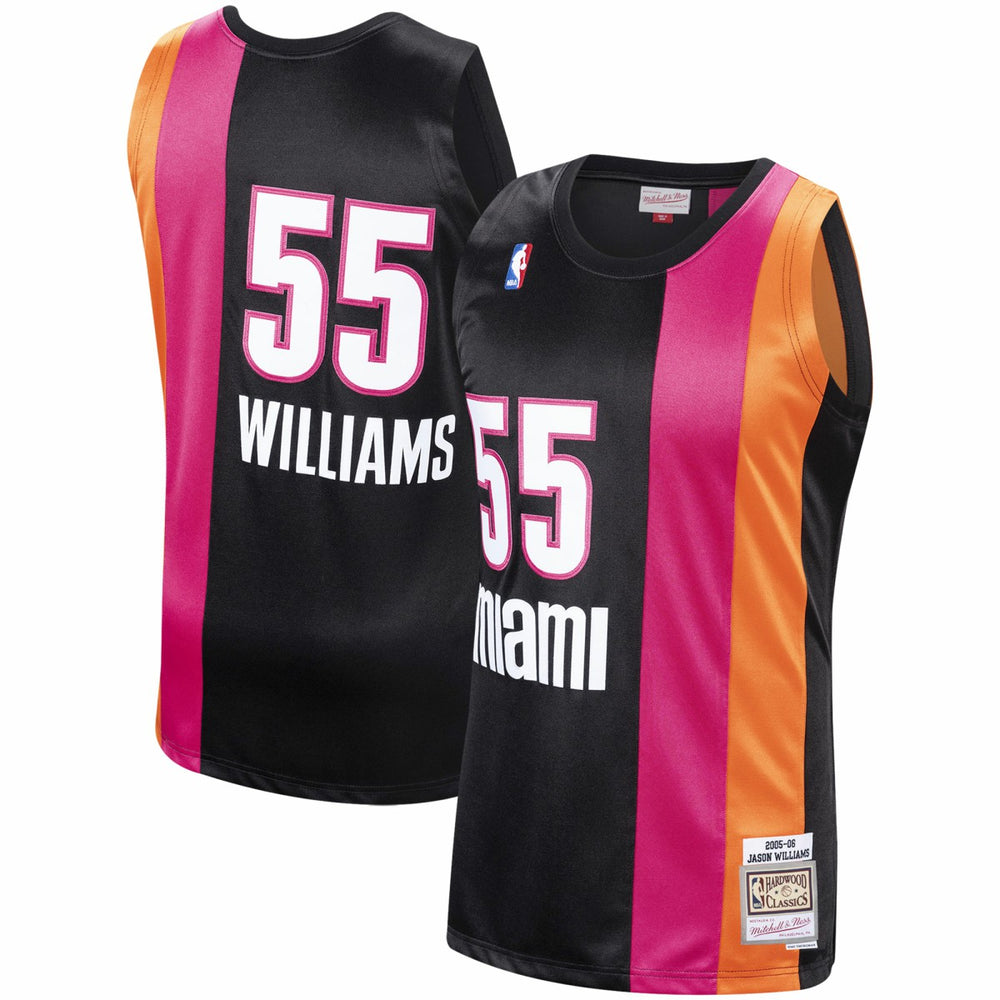Jason Williams Miami Heat 2005/06 Hardwood Classics Swingman Jersey - Black | Mitchell & Ness online