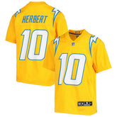 Justin Herbert Los Angeles Chargers Youth Inverted Team Game Jersey - Gold | Nike sale