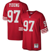 Bryant Young San Francisco 49ers Legacy Replica Jersey - Scarlet outlet