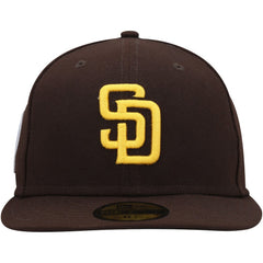 San Diego Padres 9/11 Memorial Side Patch 59FIFTY Fitted Hat - Brown | New Era