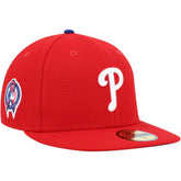Philadelphia Phillies 9/11 Memorial Side Patch 59FIFTY Fitted Hat - Red | New Era
