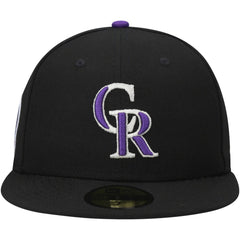 Colorado Rockies 9/11 Memorial Side Patch 59FIFTY Fitted Hat - Black | New Era