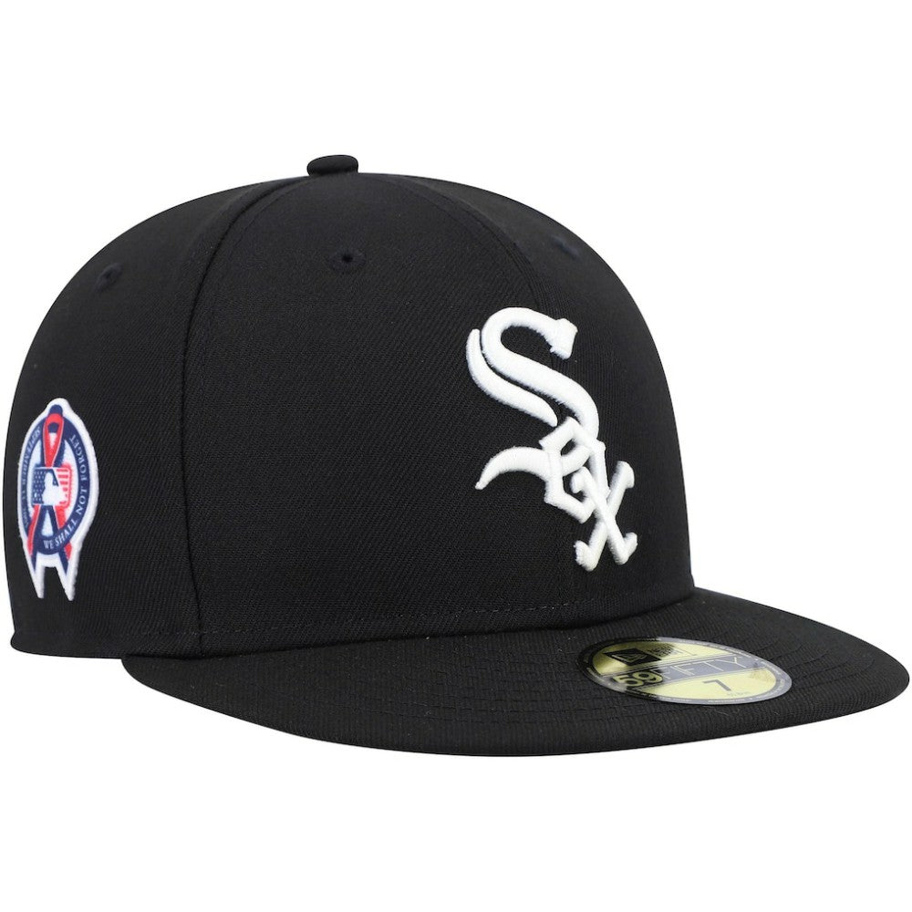 Chicago White Sox 9/11 Memorial Side Patch 59FIFTY Fitted Hat - Black | New Era