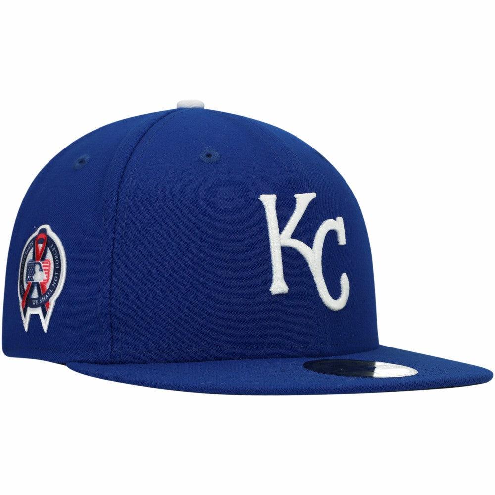 Kansas City Royals 9/11 Memorial Side Patch 59FIFTY Fitted Hat - Royal | New Era