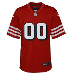 San Francisco 49ers Youth Alternate Custom Game Jersey - Scarlet | Nike for sale