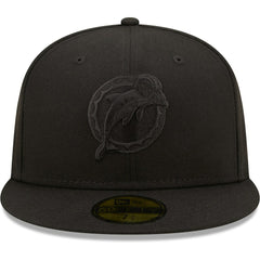 Miami Dolphins New Era Team Black on Black Alternate Logo 59FIFTY Fitted Hat outlet