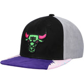 Chicago Bulls Day 5 Snapback Hat - Black/Pink | Mitchell & Ness discount