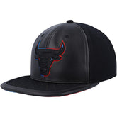Chicago Bulls Day One Snapback Hat - Black | Mitchell & Ness discount