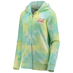 Tampa Bay Buccaneers New Era Women's Ice-Dye Full-Zip Hoodie - White discount