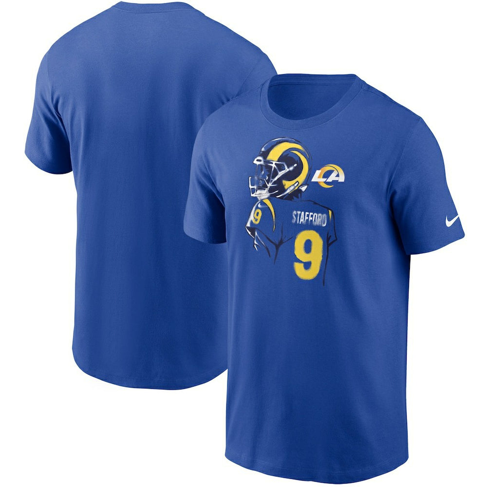 Matthew Stafford Los Angeles Rams Player Graphic T-Shirt - Royal | Nike outlet