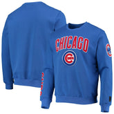 Chicago Cubs Pro Standard Stacked Logo Pullover Sweatshirt - Royal