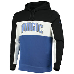 Orlando Magic Junk Food Wordmark Colorblock Fleece Pullover Hoodie - Black/White online