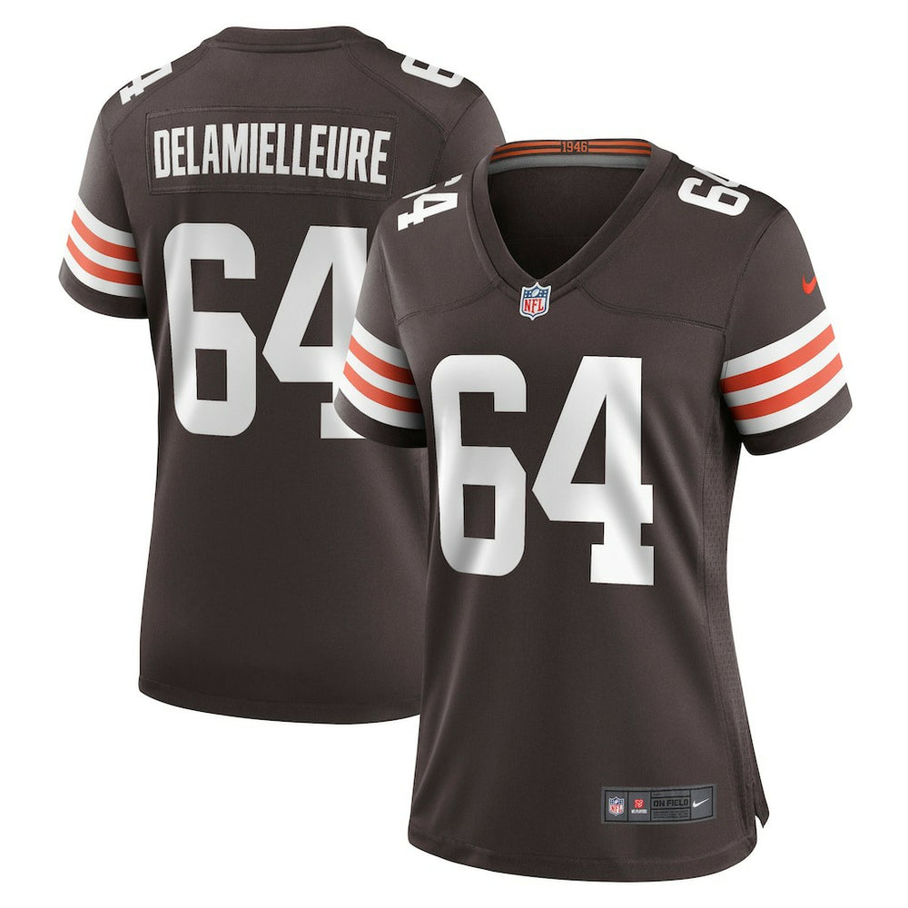 Joe DeLamielleure Cleveland Browns Women's Game Retired Player Jersey - Brown | Nike for sale
