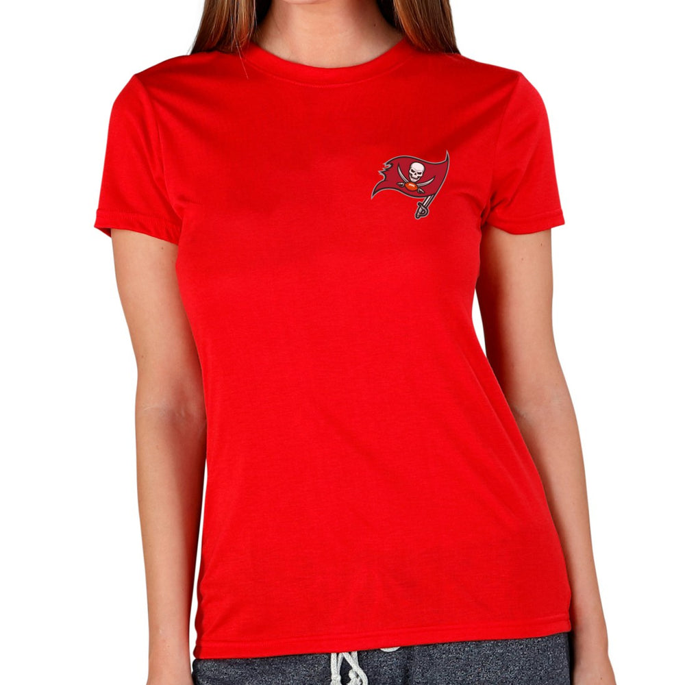 Tampa Bay Buccaneers Concepts Sport Women's Marathon Knit Lounge Top - Red cheap