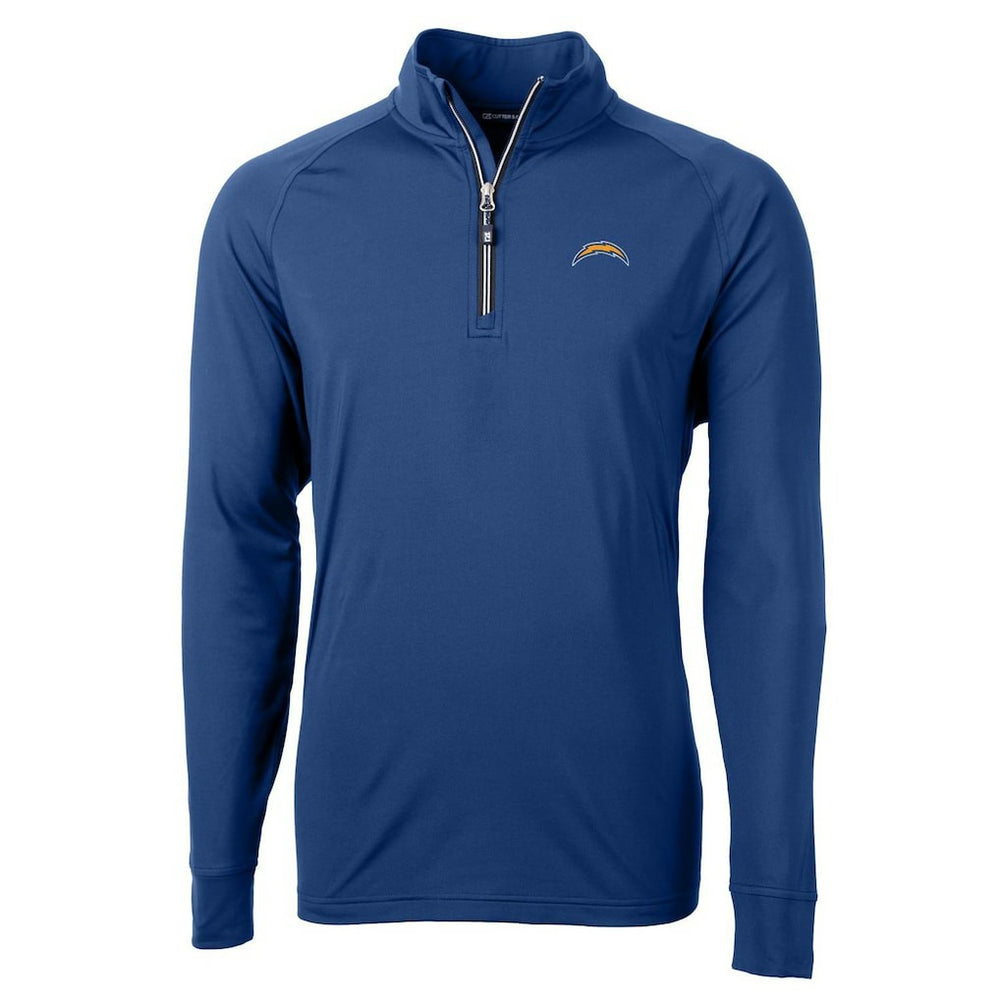 Los Angeles Chargers Cutter & Buck Adapt Eco Knit Quarter-Zip Pullover Jacket - Royal online
