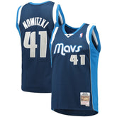 Dirk Nowitzki Dallas Mavericks 2011/12 Hardwood Classics Swingman Jersey sale - Navy | Mitchell & Ness outlet