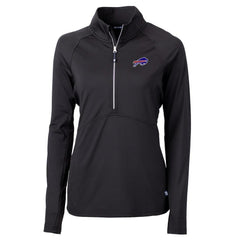 Buffalo Bills Cutter & Buck Women's Adapt Eco Knit Half-Zip Pullover Jacket - Black outlet