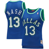 Steve Nash Dallas Mavericks Women's 1998/99 Hardwood Classics Swingman Jersey sale - Blue | Mitchell & Ness online