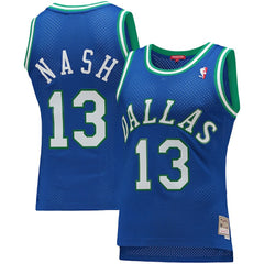 Steve Nash Dallas Mavericks Women's 1998/99 Hardwood Classics Swingman Jersey sale - Blue | Mitchell & Ness online