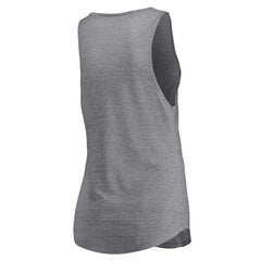 Dallas Mavericks Women's Quality Time Open Scoop Neck Tri-Blend Tank Top sale - Heathered Gray | Fanatics sale