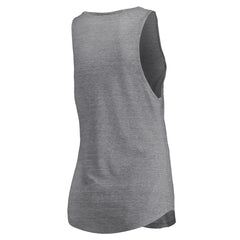 Utah Jazz Women's Quality Time Open Scoop Neck Tri-Blend Tank Top - Heathered Gray | Fanatics shop